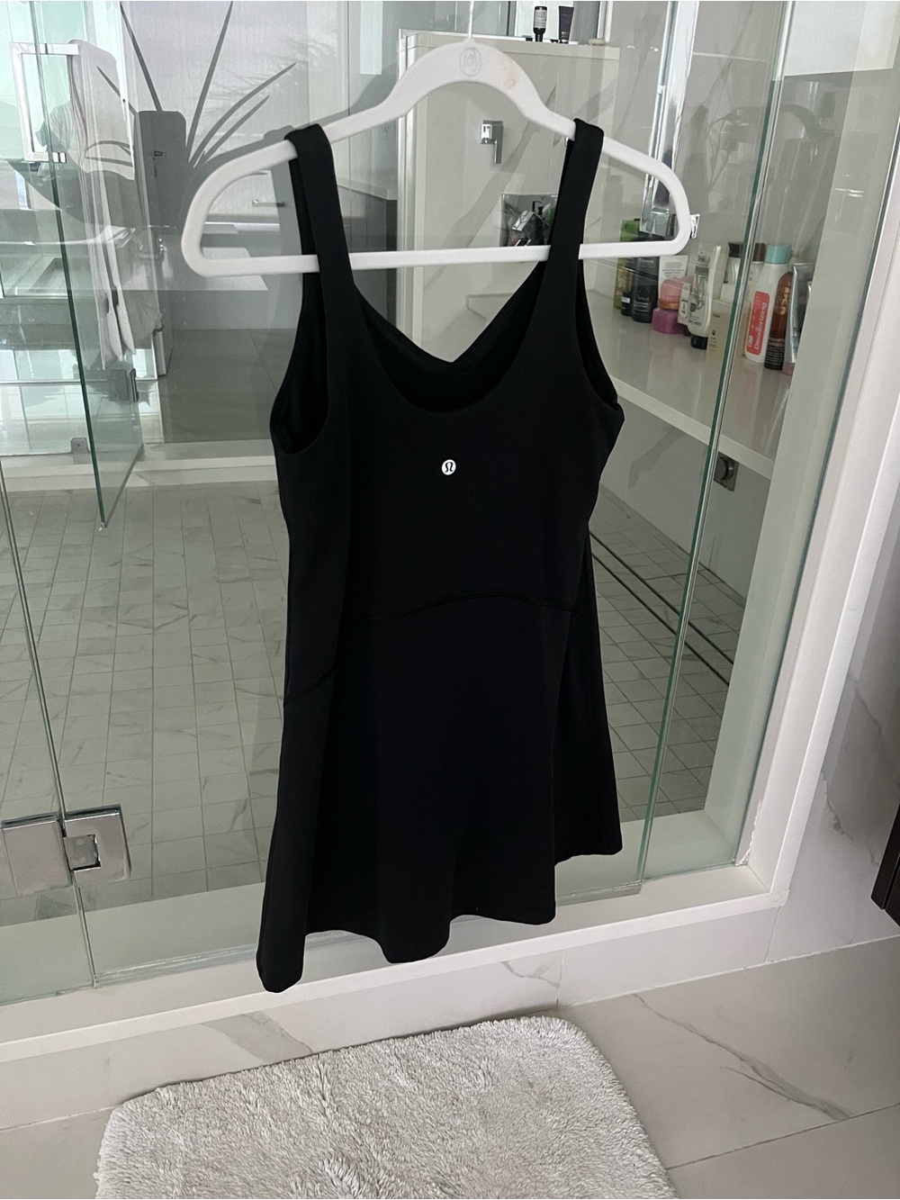 lululemon Black Tank Dress with Built-In Support